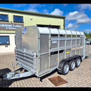 2018 IFOR WILLIAMS TA510G3 14'X6' TRI AXLE LIVESTOCK TRAILER